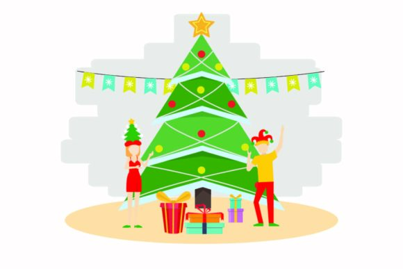 Christmas Decoration Celebrations Vector: A Festive Graphics Gem