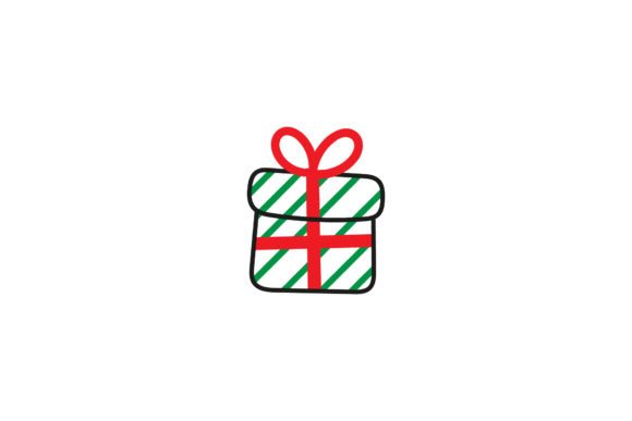 Christmas Gift Asset Illustration: Perfect for Festive Branding