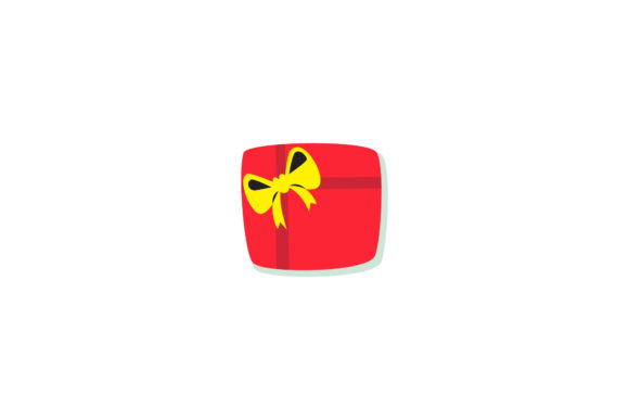 Christmas Gift Box Illustrations: A Festive Embroidery Design