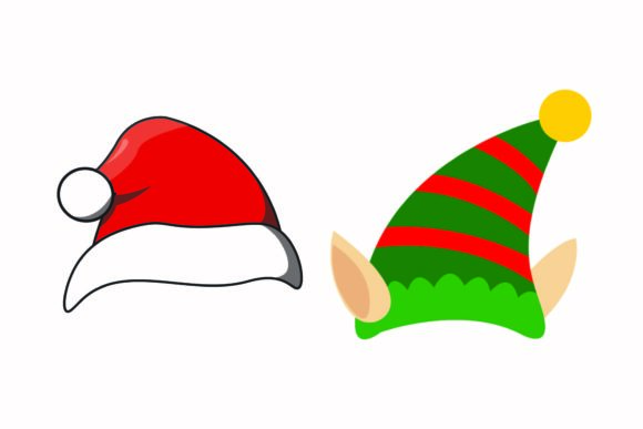 Christmas Hat Santa Warm Illustrations for Graphics