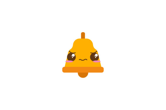 Christmas Illustration Cute Bell: A Versatile Graphics Asset