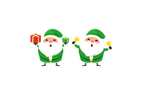 Christmas Santa Character Vector Set 19: Graphics for Festive Crafting