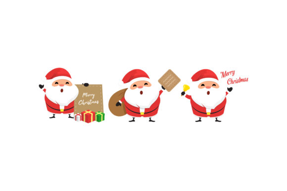 Christmas Santa Character Vector Set 4: A Festive Graphics and Illustrations Review