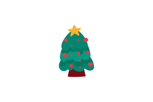 Christmas Tree Asset: A Versatile Graphic for Holiday Designs