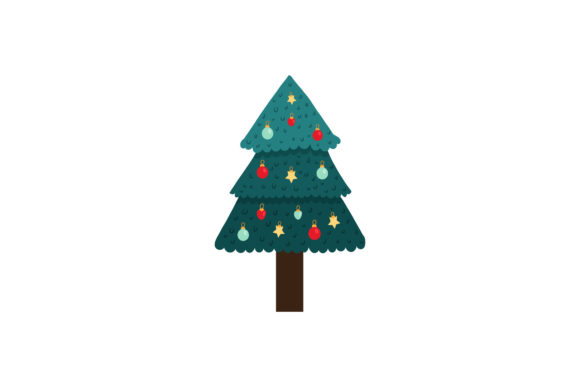Christmas Tree Assets Vector: A Versatile Graphics Illustration