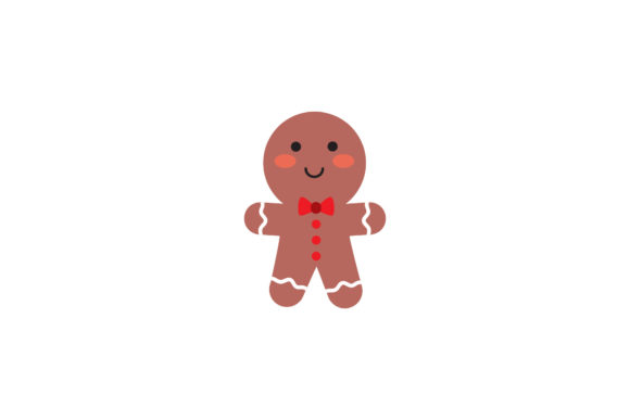 Christmas Vector Ginger Bread Asset: Perfect for Festive Branding